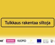 Julkaisupäivä: 15.12.2022nnVideoon on tekeillä kuvailutulkkaus. nnVideo on tuotettu hankkeessa Ydinasia - Kielellinen saavutettavuus sosiaali- ja terveyspalveluissa.nHankkeen rahoittaja: Etelä-Savon elinkeino-, liikenne- ja ympäristökeskus. Euroopan Unioni, Euroopan sosiaalirahastot. Kestävää kasvua ja työtä 2014–2020 Suomen rakennerahasto-ohjelma.nHankeaika: 1.2.2021–31.12.2022.nnHankekumppanit: Humanistinen ammattikorkeakoulu, Savonia-ammattikorkeakoulu, Kuopion kaupunki ja Siil