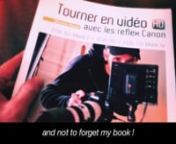 Little video memory dedicated to all lovers of HDSLR technology. Having the honor of being ambassador Canon, I took the opportunity during the NAB Show in Las Vegas to autograph my book