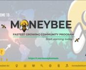 MoneyBee Communitynhttps://www.moneybee.biz/nnJoin linknhttps://moneybee.biz/signup?referral=BEE443995nnFor Further help nJoin our Telegram Channels https://t.me/moneybeeteamnnMoney Bee Recharge TokennMoney Bee Token, nMoney Bee, nmoneybee.biz,nfast, rechargenCreditnIndianStart earning today!