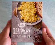 Finally! A plant-based egg dish that’s fluffy, full of flavor, and fun.nnWebsite: https://www.hodofoods.com/nInstagram: https://www.instagram.com/hodofoods/nPinterest: https://www.pinterest.com/hodofoods/nnJust heat up this savory egg-stravaganza whenever you want a yummy protein boost without any messes or mixing. And as always with Hodo, there are no weird unpronounce-able ingredients.nnn#tofuscramble #veganegg #hodofoods