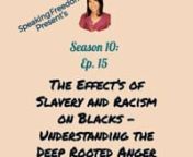 Free Community Based Life Coaching: Dr. Kaci Unapologetically Discusses The Effects of Slavey &amp; Racism on Blacks and Understanding The Deep Rooted Anger. nnDr. Kaci Owner and founder of Speaking Freedom is a Certified Life, Sex &amp; Relationship Coach, Long Time Published Author of It’s My Time, 2006, Podcast Host, Business Strategist, Non-Christian Ordained Minister, and Mediation Specialist. After overcoming all the obstacles of Life, Dr. Kaci grew into a well-rounded and compassionate