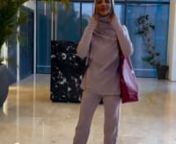 Fatami Bu Hamad's Gym Session in QYNDA Modest Workout Clothes from fatami