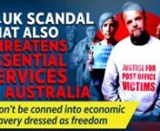 1. The UK scandal that also threatens essential services in Australian2. Don’t be conned into economic slavery dressed as freedomnPresented by Robert Barwick and Craig IsherwoodnnDonate to support the Citizens Party campaigns: https://citizensparty.org.au/donate?utm_source=YouTube&amp;utm_medium=link&amp;utm_campaign=cit_rep_donation&amp;utm_content=20240125_cit_repnFor cheques and direct deposits, call 1800 636 432nnMake a submission to the inquiry into the
