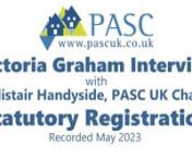 PASC UK CHAIRMAN ON WHY STATUTORY REGISTRATION IS POSITIVE FOR OUR SECTOR from pasc