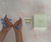 Tuto pose faux ongles press on nails Kimy Beauty from tuto