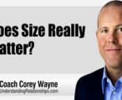 Why the size of a man’s penis, or the length and width of his shaft are not the most important thing when it comes to pleasuring a woman sexually and what you can do instead to satisfy a woman in the bedroom if you “ain’t packin heat.” nnIn this video coaching newsletter, I discuss an email from a viewer who is a black man who says he is not hung like a horse. He feels inferior and is totally emasculating himself because he has convinced himself that his penis is not big enough to satisf
