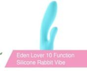 https://www.pinkcherry.com/products/eden-lover-10-function-silicone-rabbit-vibe?variant=21513294217301 (PinkCherry US) nhttps://www.pinkcherry.ca/products/eden-lover-10-function-silicone-rabbit-vibe?variant=16045848854622 (PinkCherry Canada) nnWe&#39;d never recommend getting yourself banished from a beautiful garden, and talking to snakes is probably a no-no too. May we suggest getting your Eden fix with the Lover vibe, instead? Fact is, when it comesto a vibe known far and wide as a go-to for pr