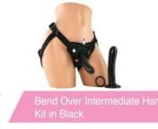 https://www.pinkcherry.com/products/bendover-intermediate-harness-black (PinkCherry US) nhttps://www.pinkcherry.ca/products/bendover-intermediate-harness-black (PinkCherry Canada)nnOffering playful mates comfy, user-friendly styling and the choice of two ultra silky silicone dildos, Tantus&#39;s ever-popular (and for good reason!) Bend Over Intermediate Kit proves itself extremely useful during pegging, girlsex and otherwise pleasurable situations.nnThe Bend Over&#39;s classic harness is soft against th
