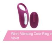 https://www.pinkcherry.com/products/svakom-winni-vibrating-cock-ring(PinkCherry US)nnhttps://www.pinkcherry.ca/products/svakom-winni-vibrating-cock-ring(PinkCherry Canada)nnWe&#39;re not ones to make assumptions here at PinkCherry! We do have one question, though. Is there, perhaps, a chance that your toy collection could use a bit of a boost in the couple-friendly department? If so, this luxury erection enhancer-meets-pleasure tool from Svakom collection comes fully loaded with 26 possible mode