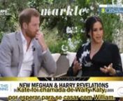LEGENDADO: Meghan Markle diz que o racismo que ela enfrentou não pode ser comparado a mídia apelidar Kate Middleton de “Waity Katy” por esperar anos para se casar com príncipe William.
