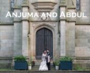 The beautiful wedding highlights of Anjuma and Abdul