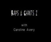 RAPS AND CHANTS is also without the typical cataract of cuts. The first part is a man&#39;s monologue about a grueling LSD adventure (even the image is a washout), and the second is the portrait of a woman, gleefully milking cacophony from a tape recorder by rapidly playing with the buttons. It is an essay in the filmmaker&#39;s twofold aesthetic: the roughness and punch of experience remains without cosmetics, unsentimentalized, uninterpreted; instead, the material of its transmission, image, and sound