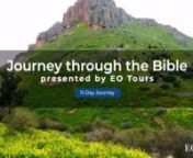 Join us as we Journey Through the Bible, starting at &#36;3,498* from New York, NY, departing on the days below. You will see Qasr el Yahud, Jericho,Qumran, the Dead Sea, Herodion, Bethlehem, the Church of the Nativity, Shepherds’ Field, Roman aqueduct, Caesarea, Mount Carmel, Tel Megiddo, Capernaum,the Mount of Beatitudes, the Sea of Galilee, the Church of the Loaves and Fish in Tabgha, the Chapel of the Primacy, Magdala, Tel Dan, Caesarea Philippi, Golan Heights, Cana, Nazareth, Samaria, Jac
