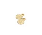 small sunshine sun goddess disc charms for sleeper earrings rose 9ct gold from 9ct