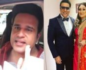 Krushna Abhishek REACTS to Mami Sunita &amp; Govinda&#39;s claims. The sour relationship of Govinda&#39;s family with Krushna has made headlines yet again and speaking about the same Govinda&#39;s wife shared a few details. Now we have this video of Krushna reacting to the claims of his Mama and Mami. Watch now!