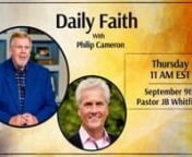 On Daily Faith, our guest is Pastor JB Whitfield, Senior Pastor of Agape Faith Church in Clemmons, NC. Pastor Whitfield is also an Author, the President and Founder of International Covenant Connections Fellowship, the President and Founder of Impact University, and the Founder of the Triad Dream Center of Winston-Salem. He also serves on the board of various global ministries. We live in a time in America when technology is increasing, and we have become preoccupied with the things around us, m