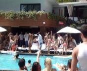 Cause in US they pop Champagne on naked girls. Show Time. Private pool party @ Roosevelt Hotel from naked girls party