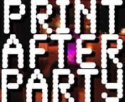 http://jasoneppink.com/printafterpartynnThe Print After Parties are a series of unauthorized notional raves thrown in the abandoned distribution infrastructure of crumbling print institutions.(They&#39;re pretend parties, not real ones.)nnWhile dead tree publishers loudly lament the fate of their aging information delivery system in the wake of the internet, enterprising trailblazers have found cheaper, faster ways to successfully meet public demand for celebrity gossip and sex scandals without ra