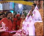 27 Sep 2011, AmritapurinnAmma’s 58th Birthday Celebrations began at 5:00 a.m. with Mahaganapati Homam performed by Surya Kaladi Jayasuryan Bhattatiripad on the program grounds at Amritapuri campus of Amrita Vishwa Vidyapeetham. This was followed by the chanting of the Sri Lalita Sahasranama for world peace.nnRead &amp; See More: http://v.amritapuri.org/2011/767.aumnFull Article:: http://www.amritapuri.org/13426/11unity.aum