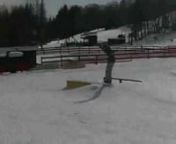Skiboarding with my buddy Chris at Ski Brule in Iron River, MI.We only filmed here in the bunny park, but we had a blast all over the mountain.Myself in the brown suit and Revel8 Revolt skiboards, Chris on Line 5-0&#39;s.