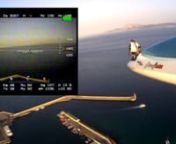 Avión: Aeromaster de aero-nautnCámara 1 - HoryzonHDnCámara 2 - HDwingnnVuelo realizado en la playa de los lances - Tarifa - EspañanImágenes muestra de vuelo fpv con drone eléctrico de 2,5m de envergadura con dos cámaras HD embarcadas capaces de realizar tanto vídeo como fotografía de alta resolución, el modelo tiene una autonomía de unos 60&#39; minutos de vuelo y puede alcanzar distancias de hasta 30km, equipa sistemas de seguridad como vuelta a casa automática en caso de perder señal