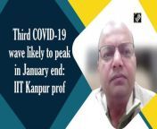 Indian Institute of Technology (IIT) Professor of Department of Computer Science and Engineering Manindra Agrawal on January 10 said that as per preliminary data per Covid-19 cases will peak by the end of January month-end. “Covid-19 cases will likely cross second wave numbers. But the decline of cases will be equally being sharp. By March, it (peak) will be almost over,” Professor Agrawal added. When asked about the case in metropolitan cities, he said “Cases in Delhi, Mumbai, Kolkata are likely to peak around the middle of this month, in the next few days in fact...But this wave will be almost over by the end of this month in these cities”.