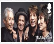 12 stamps featuring the Rolling Stones, which will go on sale from January 20. &#60;br/&#62; The Rolling Stones are only the fourth music group to feature in a dedicated stamp issue - following on from The Beatles in 2007, Pink Floyd in 2016 and Queen in 2020 &#60;br/&#62;Photo credit : Royal Mail/PA Wire