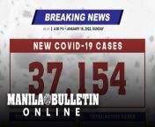 DOH reports 37,154 new cases, bringing the national total to 3,205,396, as of JANUARY 16, 2021. &#60;br/&#62;&#60;br/&#62;Total recoveries have reached 2,864,633 ( + 30,037 new ) while death toll is now at 52,907 ( + 50 new ).