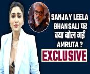 Amruta Khanvilkar talks about Sanjay Leela Bhansali, her wish to work with him and more. Watch this interesting interview only on filmibeat. &#60;br/&#62; &#60;br/&#62;#AmrutaKhanvilkar #AmrutaKhanvilkarInterview &#60;br/&#62;~PR.132~