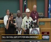 City officials in Corpus Christi, Texas are warning residents that approaching Hurricane Harvey &#39;is serious&#39; and they should be prepared for some rough days ahead.