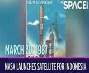 On March 20, 1987, NASA launched an Indonesian communications satellite called Palapa B2-P. &#60;br/&#62;&#60;br/&#62;It would later become the first satellite owned by the Philippines. Almost 10 years after the satellite launched into orbit,Pasifik Satelit Nusantara — the Indonesian company that owned it — sold it to the Mabuhay Satellite Corporation in the Philippines. The country had been trying to establish its own satellite network for decades. They finally bought the Palapa satellite when President Fidel Ramos said he wanted one in time for an international forum that the country was hosting later that year. The president got his way, and the country&#39;s first satellite was moved into its new orbit with three months to spare. Mabuhay changed the satellite&#39;s name from Palapa to Agila, which means &#92;