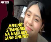 TikTok influencer turned actress Queenay Mercado gives her opinion on meeting strangers she only got introduced to and chatted with online.&#60;br/&#62;&#60;br/&#62;#PEPLiveChoiceCuts #Queenay #SlayZone&#60;br/&#62;&#60;br/&#62;Host: Khym Manalo&#60;br/&#62;Director: Rommel Llanes&#60;br/&#62;&#60;br/&#62;Subscribe to our YouTube channel! https://www.youtube.com/PEPMediabox&#60;br/&#62;&#60;br/&#62;Know the latest in showbiz at http://www.pep.ph&#60;br/&#62;&#60;br/&#62;Follow us! &#60;br/&#62;Instagram: https://www.instagram.com/pepalerts/ &#60;br/&#62;Facebook: https://www.facebook.com/PEPalerts &#60;br/&#62;Twitter: https://twitter.com/pepalerts&#60;br/&#62;&#60;br/&#62;Visit our DailyMotion channel! https://www.dailymotion.com/PEPalerts&#60;br/&#62;&#60;br/&#62;Join us on Viber: https://bit.ly/PEPonViber&#60;br/&#62;&#60;br/&#62;Watch us on Kumu: pep.ph