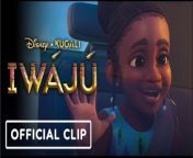 Welcome to a futuristic Lagos. Check out this clip from Iwájú, an upcoming animated series from Walt Disney Animation Studios in collaboration with Pan-African entertainment company, Kugali. Iwájú features the voices of Simisola Gbadamosi, Dayo Okeniyi, Femi Branch, Siji Soetan, and Weruche Opia. All six episodes of Iwájú stream on Disney+ on February 28, 2024.&#60;br/&#62;&#60;br/&#62;Iwájú is a coming-of-age story that follows Tola, a young girl from the wealthy island, and her best friend, Kole, a self-taught tech expert, as they discover the secrets and dangers hidden in their different worlds.&#60;br/&#62;&#60;br/&#62;Kugali filmmakers—including director Olufikayo Ziki Adeola, production designer Hamid Ibrahim and cultural consultant Toluwalakin Olowofoyeku—take viewers on a unique journey into the world of “Iwájú,” bursting with unique visual elements and technological advancements inspired by the spirit of Lagos. The series is produced by Disney Animation’s Christina Chen with a screenplay by Adeola and Halima Hudson.