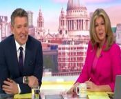 Kate Garraway fought back tears as GMB stars paid tribute to Ben Shephard in his final show.Source: Good Morning. Britain, ITV