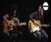 Slash &amp; Myles Kennedy play Back From Cali unplugged for Classic Rock magazine.