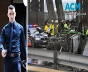 Christopher Walker, 21, appeared for sentence at Central District Court on Monday February 20, 2024, almost two years after he was dragged from the wreckage of a burning stolen SUV. He will not be jailed for taking meth, assaulting an Uber driver, and causing a fiery three-car crash on Sydney&#39;s Harbour Bridge.