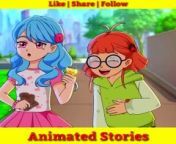 Animated Story - Jiya saves her best friend from a scam