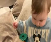Absolutely nothing could compare to the euphoric feeling one gets when they introduce their inner child to their... actual child!&#60;br/&#62;&#60;br/&#62;In this amusing video, Connor challenges his baby boy to a battle in the only way a Harry Potter fan would. &#60;br/&#62;&#60;br/&#62;The little one doesn&#39;t disappoint one bit and plays along with his old man despite having no idea which character he&#39;s portraying. Moreover, he gladly lets Connor walk away with the victory. &#60;br/&#62;&#60;br/&#62;&#92;