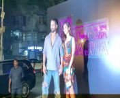 Recently, many celebrities have been wearing vibrant and fitted dresses and we love them. The success party for Shahid Kapoor and Kriti Sanon&#39;s film Teri Baaton Mein Aisa Uljha Jiya was a glamorous, star-studded affair in Bandra last night. Filled with laughter and fun, the bash exuded the same vibrant energy as the movie. At this event, Kriti donned a striking red midi dress that elegantly contoured her figure. Featuring an alluring halter neckline and ruched fabric, the sophisticated ensemble commanded attention at the event. Kriti nailed her ensemble by pairing it with sleek black pumps. She opted for simple yet elegant stud earrings and matching gold rings. The diva went for a natural makeup look, adding a hint of pink lip gloss and a touch of blush and highlighter on her cheeks. We absolutely love her fabulous look!&#60;br/&#62;&#60;br/&#62;#kritisanon #reddress #ootd #fashion #party #stunning #tbmauj #bollywood #celebrity #actress #celebupdate #trending #partylook #fashiongoals #entertainment&#60;br/&#62;