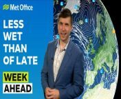 This is the Met Office UK Weather forecast for the week ahead 26/02/2024&#60;br/&#62;&#60;br/&#62;After a chilly start it will turn milder this week before the cold air returns by Friday and the start of meteorological spring. Whilst Monday was a mostly dry day, the rain will return with various spells of wet and windy weather. Fog and freezing fog will also be an issue at the start of the week. Bringing you this weekend’s weather forecast is Alex Burkill.&#60;br/&#62;