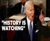 President Joe Biden addressed Gaza, abortion, and January 6 in his passionate State of the Union speech and sparred with heckling Republicans.