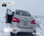 AccuWeather&#39;s Tony Laubach reports from North Platte, Colorado, where a new record for most snowfall in a day was set.