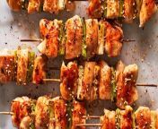 A traditional Japanese dish of grilled chicken skewers, yakitori is a recipe worth trying and experimenting with at home.