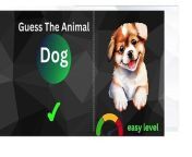 A game that makes you guess and test your intelligence recognize the names of animals through the pictureihope this revised guessing game strikes a good balance between challenge and engagement!