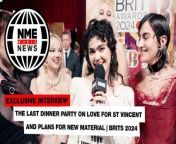 The Last Dinner Party on love for St Vincent and plans for new material | BRITs 2024 from teen sex party