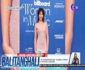 Mga Mare at Pare, may global recognition si Popstar Royalty Sarah Geronimo!&#60;br/&#62;&#60;br/&#62;&#60;br/&#62;Balitanghali is the daily noontime newscast of GTV anchored by Raffy Tima and Connie Sison. It airs Mondays to Fridays at 10:30 AM (PHL Time). For more videos from Balitanghali, visit http://www.gmanews.tv/balitanghali.&#60;br/&#62;&#60;br/&#62;#GMAIntegratedNews #KapusoStream&#60;br/&#62;&#60;br/&#62;Breaking news and stories from the Philippines and abroad:&#60;br/&#62;GMA Integrated News Portal: http://www.gmanews.tv&#60;br/&#62;Facebook: http://www.facebook.com/gmanews&#60;br/&#62;TikTok: https://www.tiktok.com/@gmanews&#60;br/&#62;Twitter: http://www.twitter.com/gmanews&#60;br/&#62;Instagram: http://www.instagram.com/gmanews&#60;br/&#62;&#60;br/&#62;GMA Network Kapuso programs on GMA Pinoy TV: https://gmapinoytv.com/subscribe