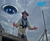 Although the lake has long been a hot spot for ufologists, even when dry it’s hardly the place weary intergalactic travellers would travel to for a spot of tennis. So, what exactly are the origins of two strange structures floating amidst the Lake George waters? Tim the Yowie Man investigates.