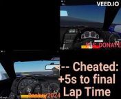Me vs PLS_DONATE: A lap of my Racetrack game from pg meri lap