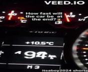 This video lasts 20 seconds, how fast will the car be at the end? from www xxx fast time