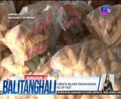 Sa pagsisimula ng Holy Month of Ramadan, may ibinebentang Muslim delicacies sa ilang tindahan sa Zamboanga City.&#60;br/&#62;&#60;br/&#62;&#60;br/&#62;Balitanghali is the daily noontime newscast of GTV anchored by Raffy Tima and Connie Sison. It airs Mondays to Fridays at 10:30 AM (PHL Time). For more videos from Balitanghali, visit http://www.gmanews.tv/balitanghali.&#60;br/&#62;&#60;br/&#62;#GMAIntegratedNews #KapusoStream&#60;br/&#62;&#60;br/&#62;Breaking news and stories from the Philippines and abroad:&#60;br/&#62;GMA Integrated News Portal: http://www.gmanews.tv&#60;br/&#62;Facebook: http://www.facebook.com/gmanews&#60;br/&#62;TikTok: https://www.tiktok.com/@gmanews&#60;br/&#62;Twitter: http://www.twitter.com/gmanews&#60;br/&#62;Instagram: http://www.instagram.com/gmanews&#60;br/&#62;&#60;br/&#62;GMA Network Kapuso programs on GMA Pinoy TV: https://gmapinoytv.com/subscribe